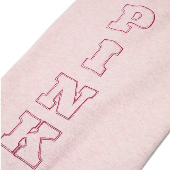 PINK Victoria's Secret Ivy Fleece Shimmer Wide-Leg Split-Hem Sweatpants - NWT - Picture 3 of 5
